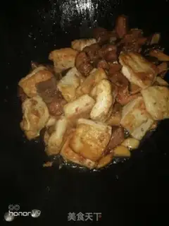 Make Bone mushroom tofu step 6