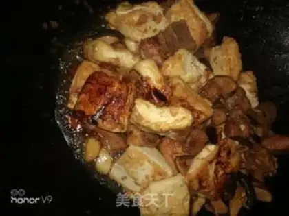 Make Bone mushroom tofu step 7