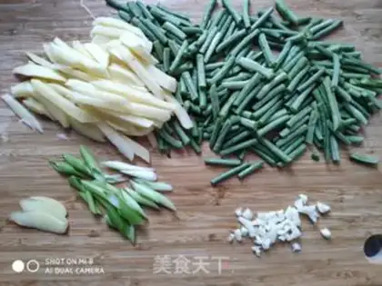 Make Potato fries step 1