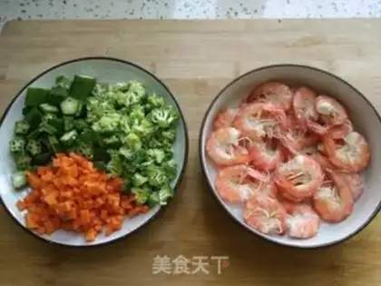 Make Super cereal shrimp rice step 0