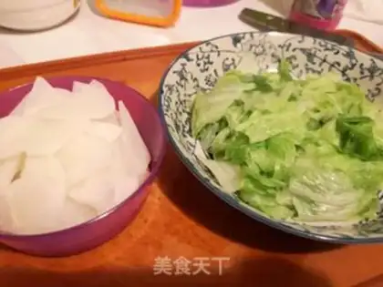 Make Red beef noodles step 12
