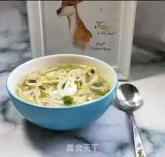 Make Crab mushroom egg soup step 7