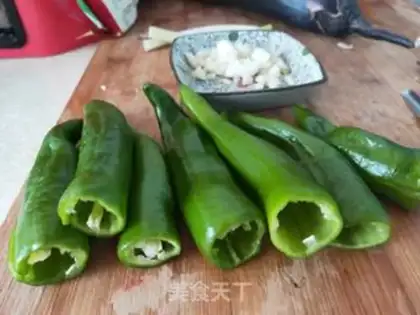 Make Tied peppers step 1
