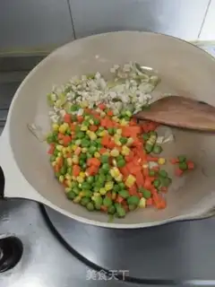 Make Sweet peas and fried corn step 6
