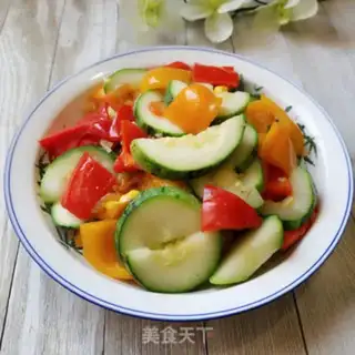Make Shrimp peppers fried watermelon step 9