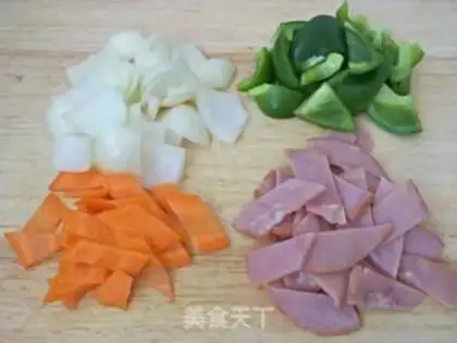 Make ♪ Time food and powder ♪ step 2