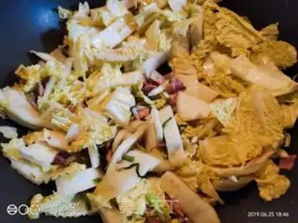 Make Sour ham and broccoli step 2