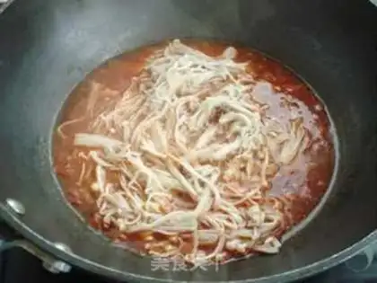 Make Cheese juice, golden mushrooms step 5