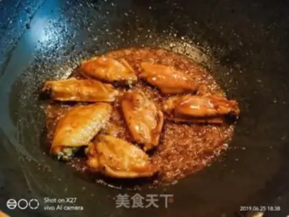 Make Sweet chicken with a sour wing step 4