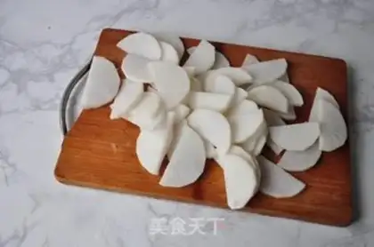 Make The radish step 0