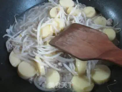 Make The green bean sprouts of meat step 10