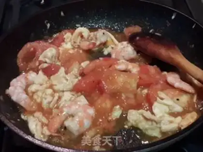 Make Tomato shrimp step 11