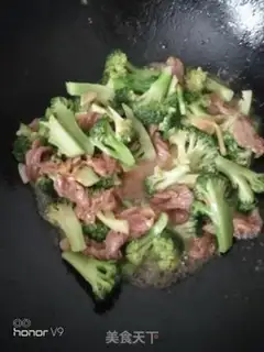 Make Beef fried broccoli step 7
