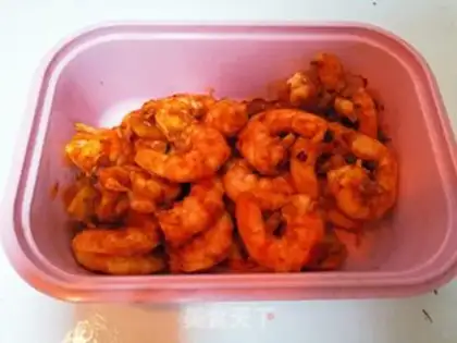 Make Spicy shrimp step 3