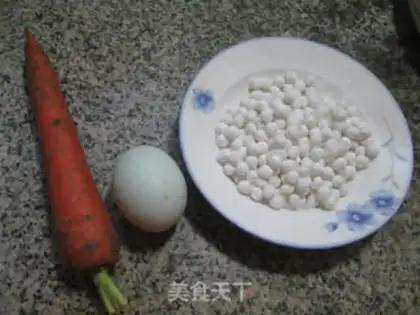 Make ♪ Duck egg carrots boiling round ♪ step 0