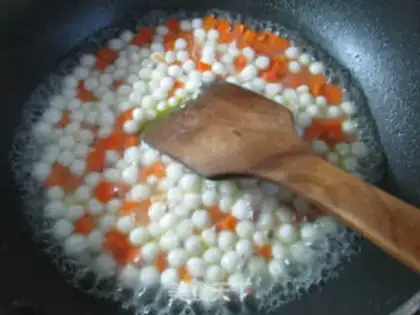 Make ♪ Duck egg carrots boiling round ♪ step 8