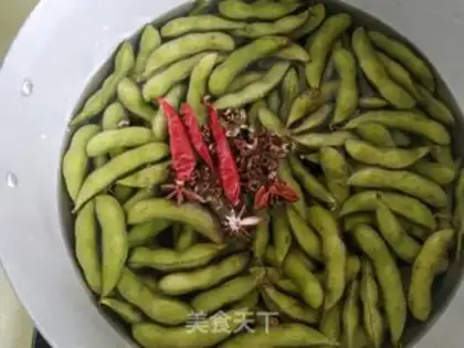 Make Pepper peppers, salty beans step 2