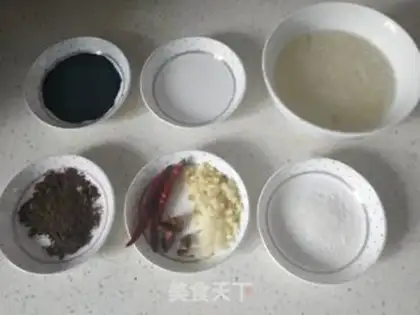 Make Bean bean noodle step 1