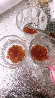 Make Caramel pearl tea step 3