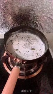 Make Caramel pearl tea step 4
