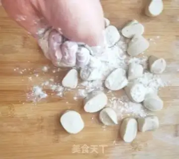 Make Three fresh dumplings step 7