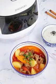 Make Tomato potatoes and oxen soup step 16