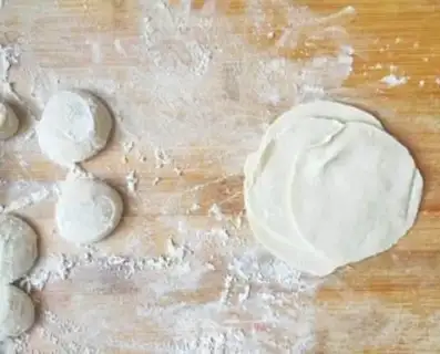 Make Three fresh dumplings step 8
