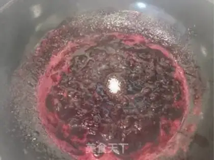 Make Blueberry sauce step 5