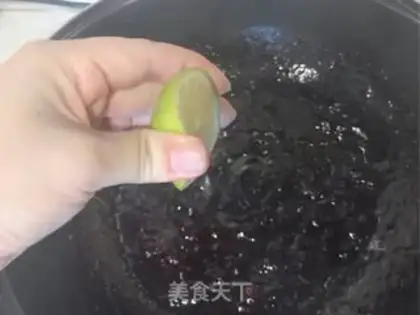 Make Blueberry sauce step 6