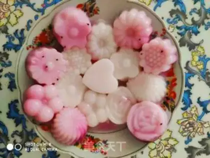 Make Coconut flamingo jelly step 9