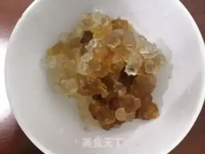 Make Peach and sugar porridge step 2