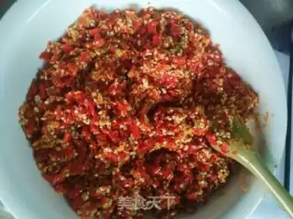Make Homemade chili sauce step 2