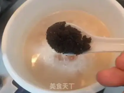 Make Peach and sugar porridge step 8
