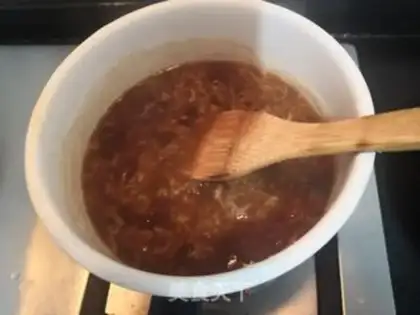Make Peach and sugar porridge step 9