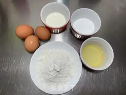 Make Mini cream cake step 0