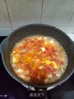 Make Tomato tofu beef soup step 4