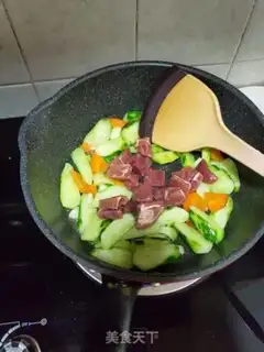 Make cucumber beef step 3