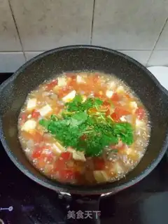 Make Tomato tofu beef soup step 5