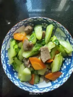 Make cucumber beef step 5