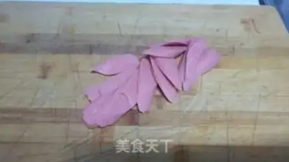 Make ♪ Ham and wood ♪ step 1