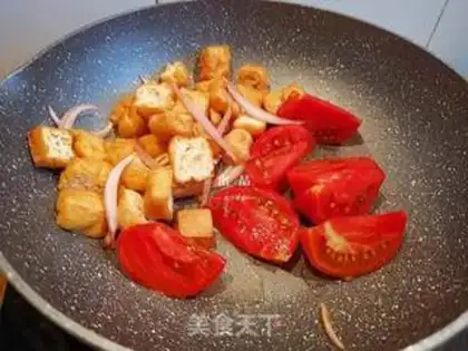 Make Tomato tofu step 3