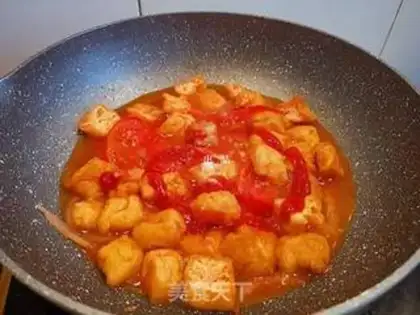 Make Tomato tofu step 4