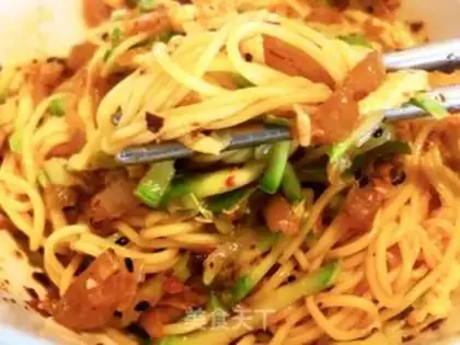 Make Corn noodles step 8
