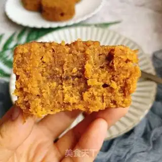 Make A soft pumpkin steam cake step 14