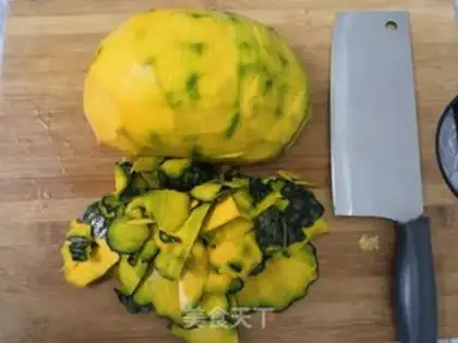 Make Sour milk pumpkin mud step 1