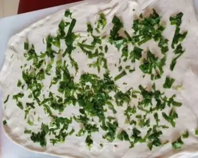 Make The onion grab cake step 2