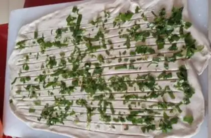 Make The onion grab cake step 3