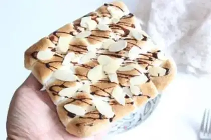 Make Cotton candy toast step 7
