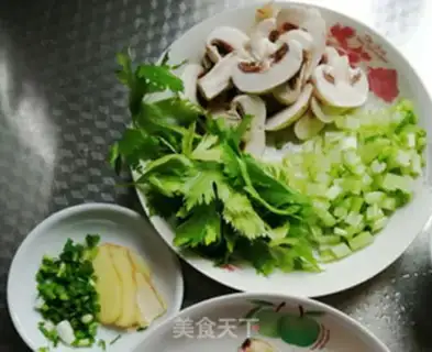 Make Seafood congee step 4