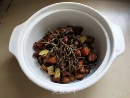 Make Soybeans dry stew step 11